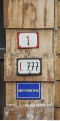 Letter and Numbers Sign